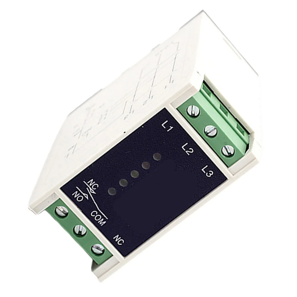 

TVRD-380S 3 Phase Motor Protector with 68H x 30W x 76D Dimensions White PC Housing and Comprehensive Voltage Phase Monitoring