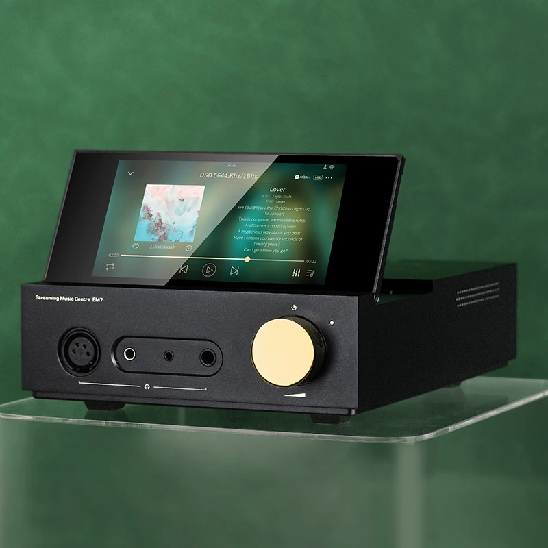 Shanling  EM7 ES9038Pro DAC Headphone Amplifier Android 10 All-in-one Desktop Music Player Bluetooth5.0 768KHz DSD512 HiFi AMP