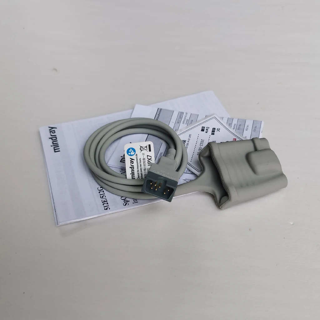 

Mindray original 512E blood oxy-gen probe Original Mindray 512E adult blood oxy-gen probe Mindray adult blood oxy-gen probe