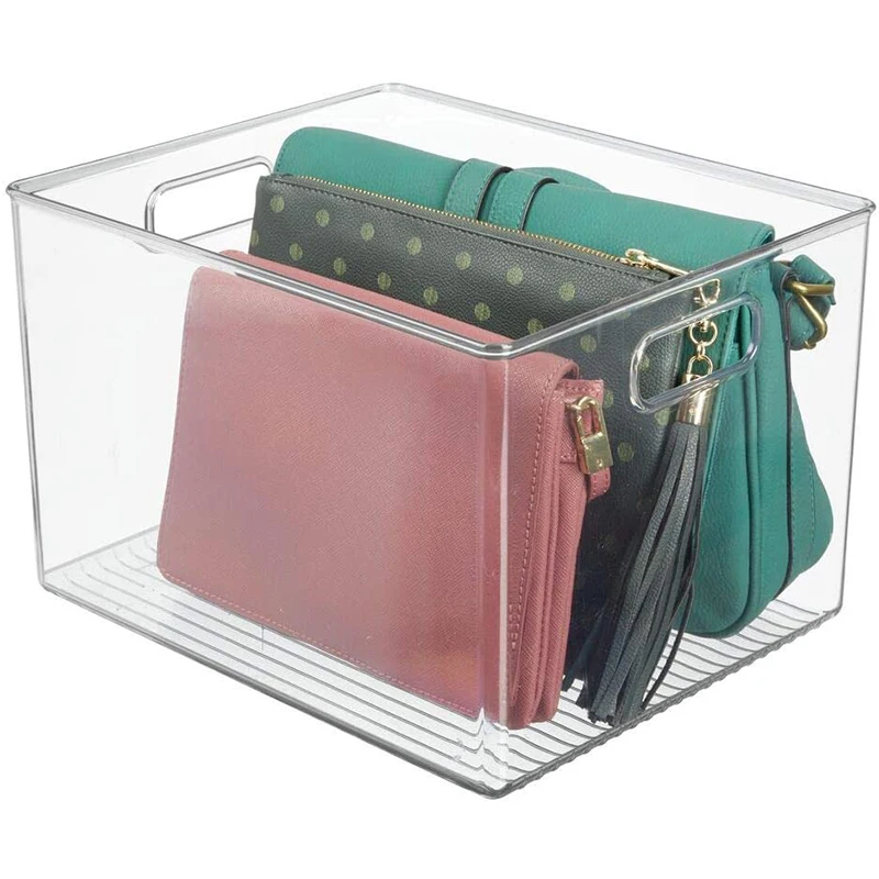 29X20x15cm Acrylic Transparent Refrigerator Storage Box Desktop Dormitory Bathroom Storage Box