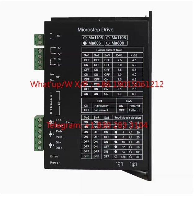 genuine product  MA806 stepper motor driver AC110V current 6A for automatic terminal machine drive board of engraving machine