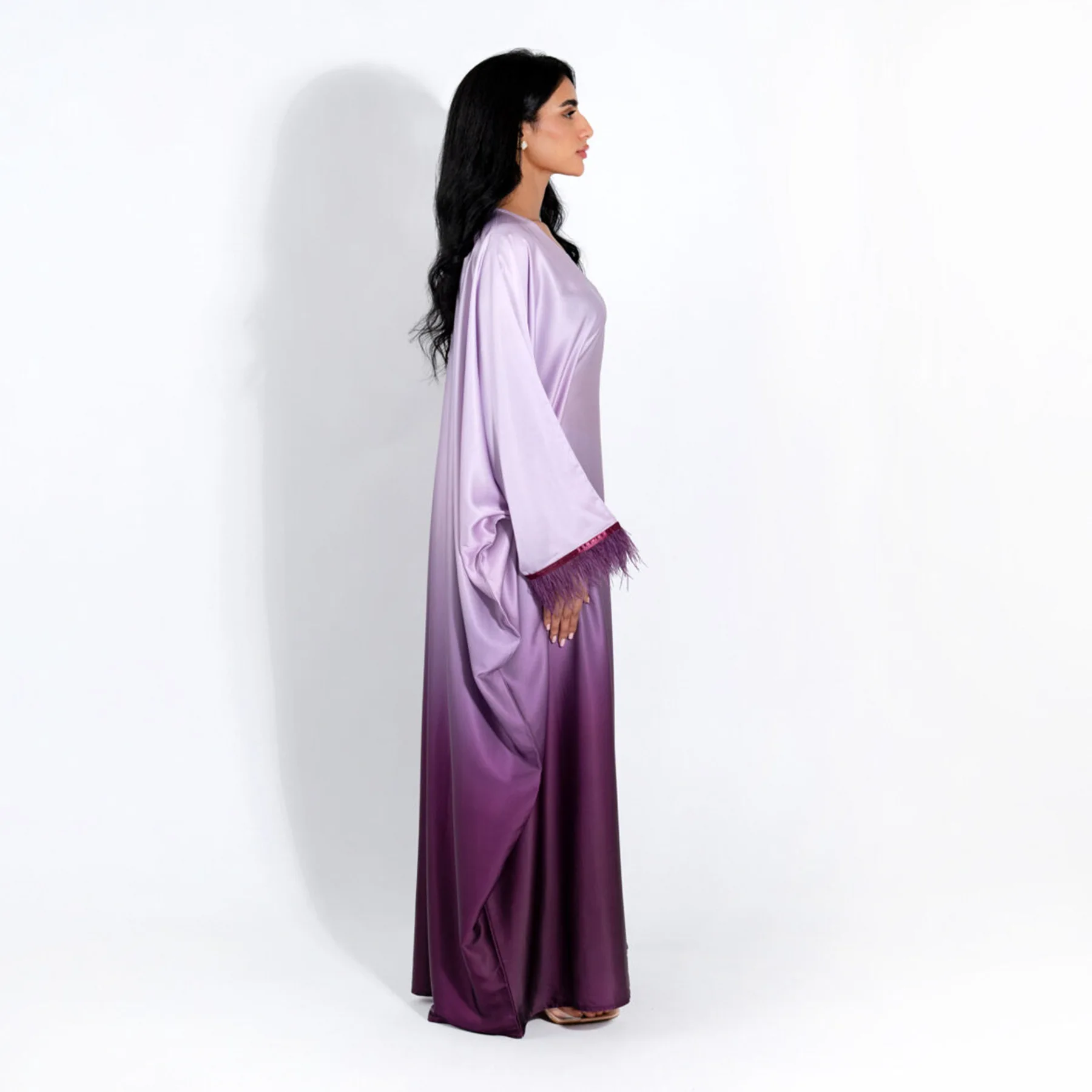 Abend party Fledermaus Abaya Eid Rmadan allmähliche Änderung Kaftan marok kanis chen arabischen muslimischen Frauen Gebet Kleidungs stück Femme Robe Kleidung