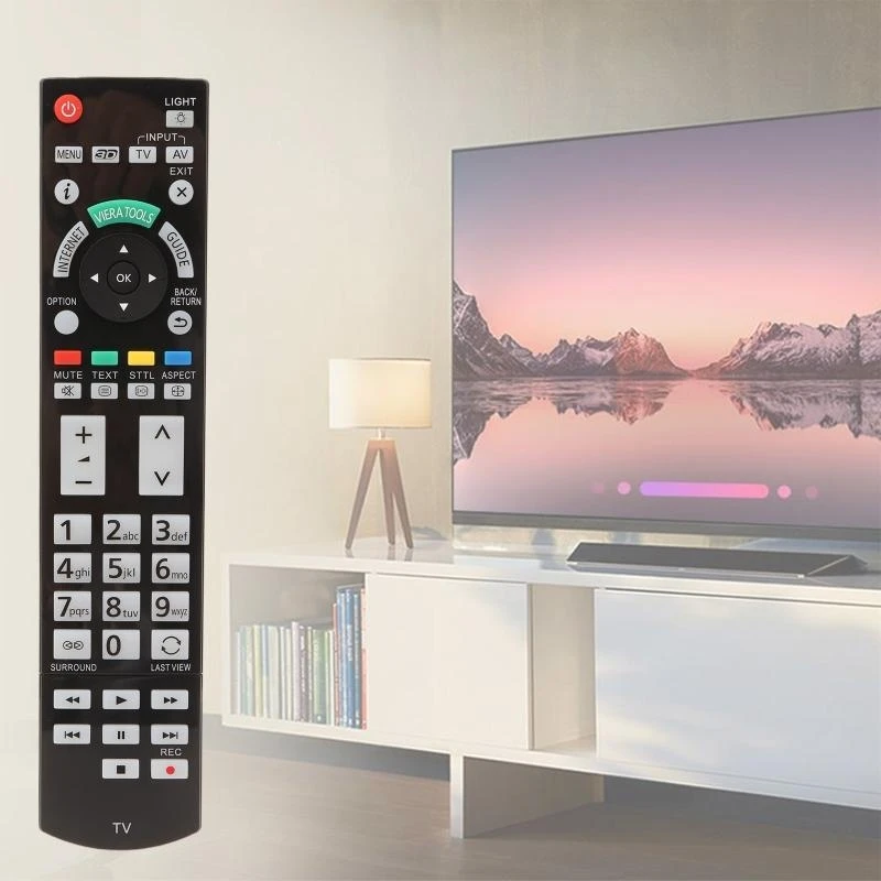 573A ملاءمة لـ PANASONICTX-L42ETW50 REMOTE N2QAYB000715 جهاز التحكم عن بُعد 1 PC