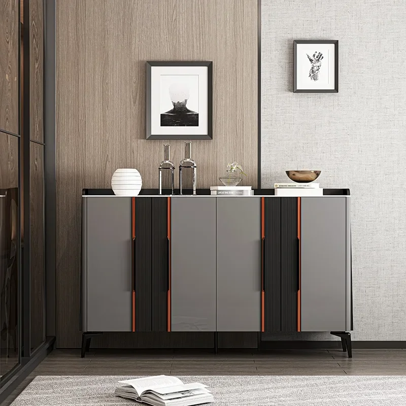 

Italian Light Luxury Clothings Cabinet Livingroom Simple Modern Household Entrance Storage Shoe Rack With Doors Home Furniture