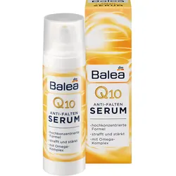 Balea-Anti Rugas Rosto e Pescoço Cuidados Serum, Omega Complexo, Apertar, Fortalecer a Pele, Resistência Elasticidade, Hidratante Energia, Q10