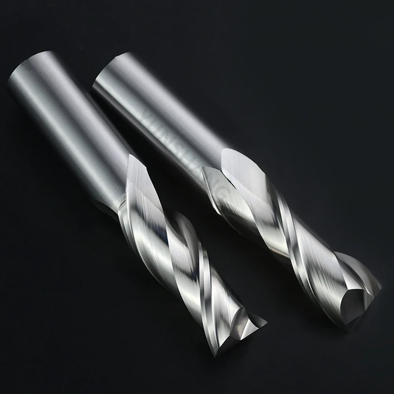 HSS Milling Cutter 2 3 4 Flute High Speed Steel End Mill D3mm-20mm Machine CNC Tool For Process Steel Aluminum Copper