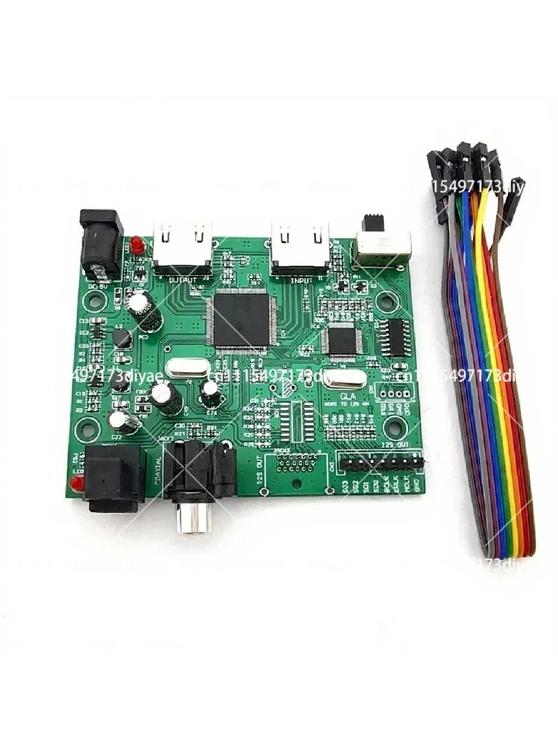 HDMI Audio Extractor 7.1 Channel with I2S Converter, DSD HBR Fiber Coaxial Output for Home Theater System