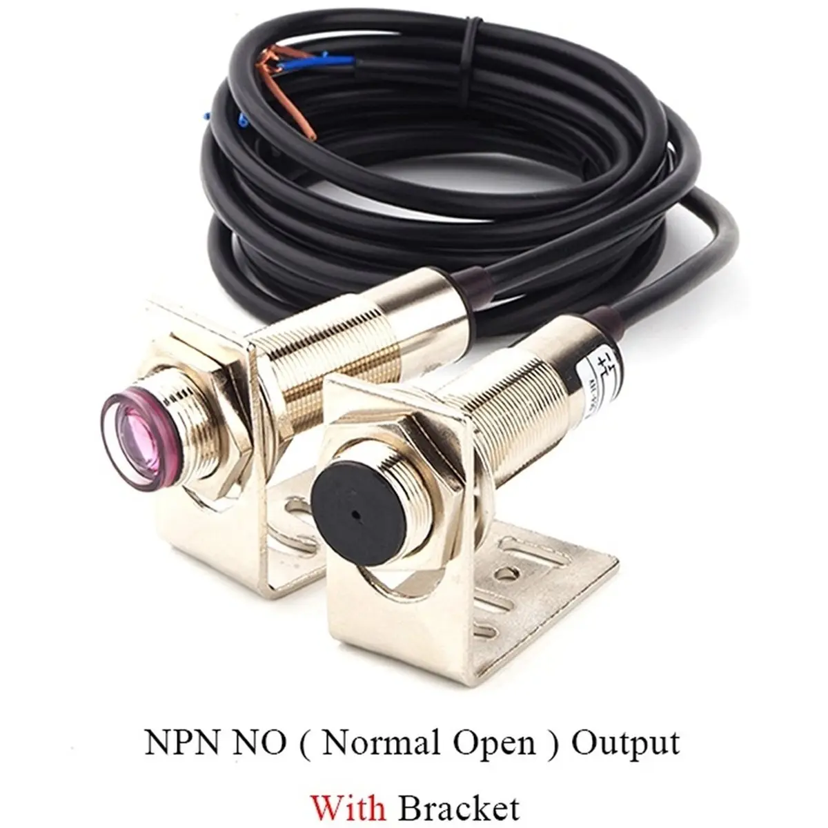 【UPGRADED VERSION】 Waterproof Laser Photoelectric Beam Sensor Switch 20 Meters Distance NPN Output