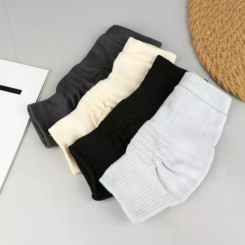 1 paar katoenen kniebeschermers heren dames airconditioning kamer sport kniebeschermers compressie kniebrace elastische steunkussens