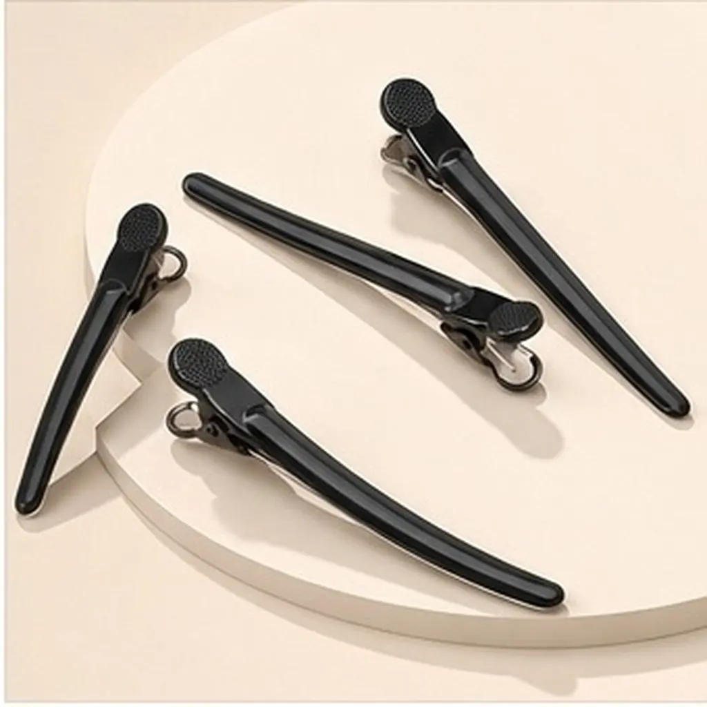 12Pcs Wave Pattern Positioning Hair Clips Thin Strong Metal Bottom Hairdressing Clips Firm Grip Salon Styling Tool Hair