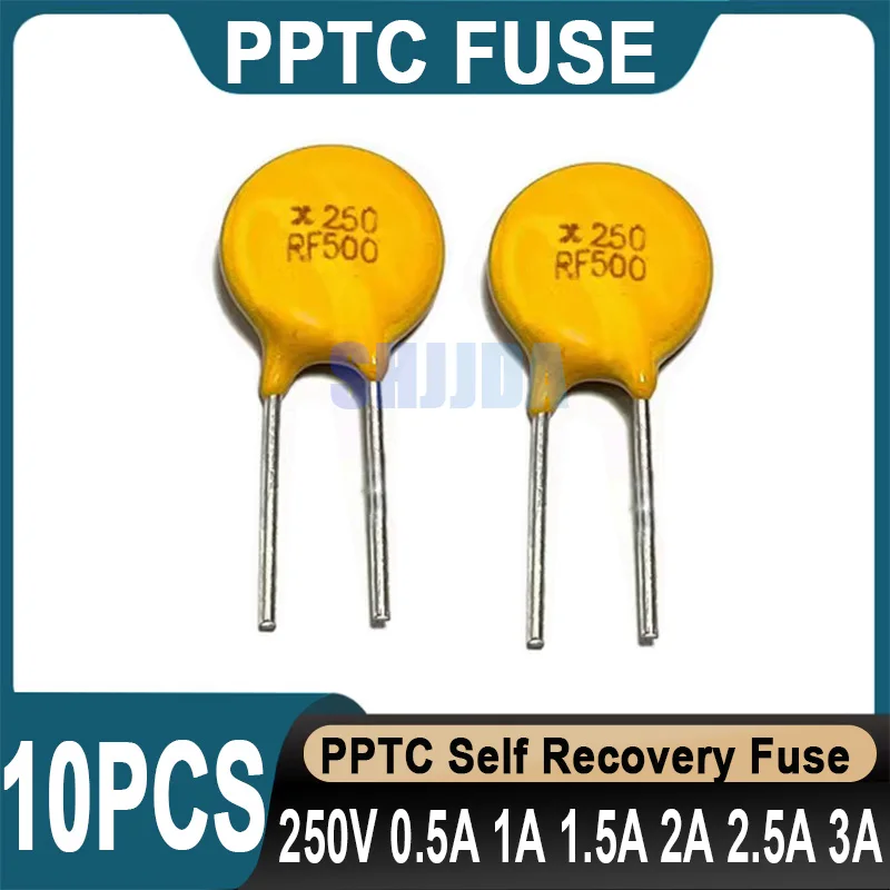 10 pz PPTC fusibile ripristinabile 250V 0.11A 0.12A 0.18A 0.2A 0.3A 0.4A 0.5A 0.6A 0.8A 1A 1.2A 1.5A 2A 3A Plug In fusibile autosigillabile