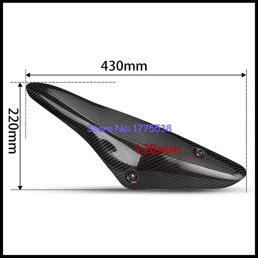 For KTM 790 DUKE/L 2018-2024 for KTM 890 DUKE / R / GP 2020-2023 Real Carbon Fiber Motorcycle Exhaust Muffler Heat Shield Cover