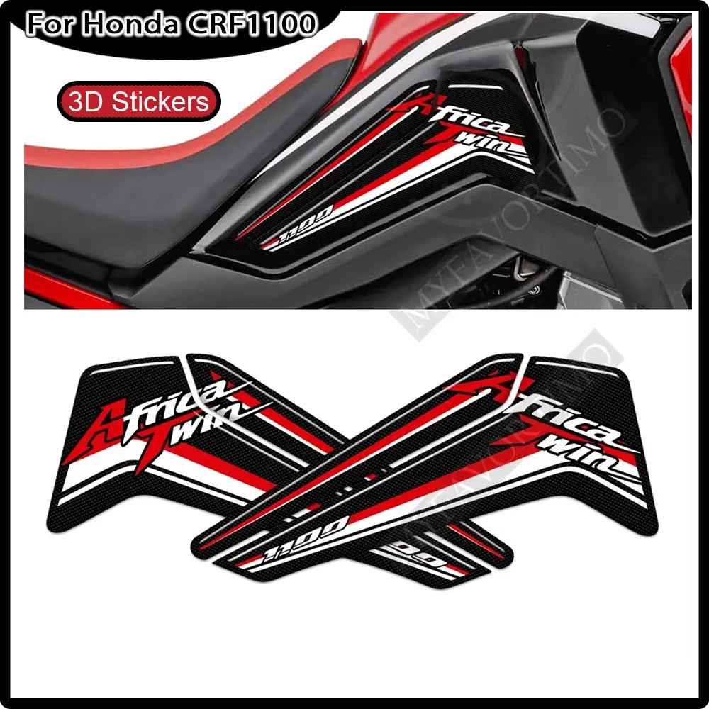 

For Honda AfricaTwin CRF1100 CRF 1100 L ADVENTURE SPORT Motorcycle Tank Pad Protector Fuel Oil Kit Windshield Stickers Decals