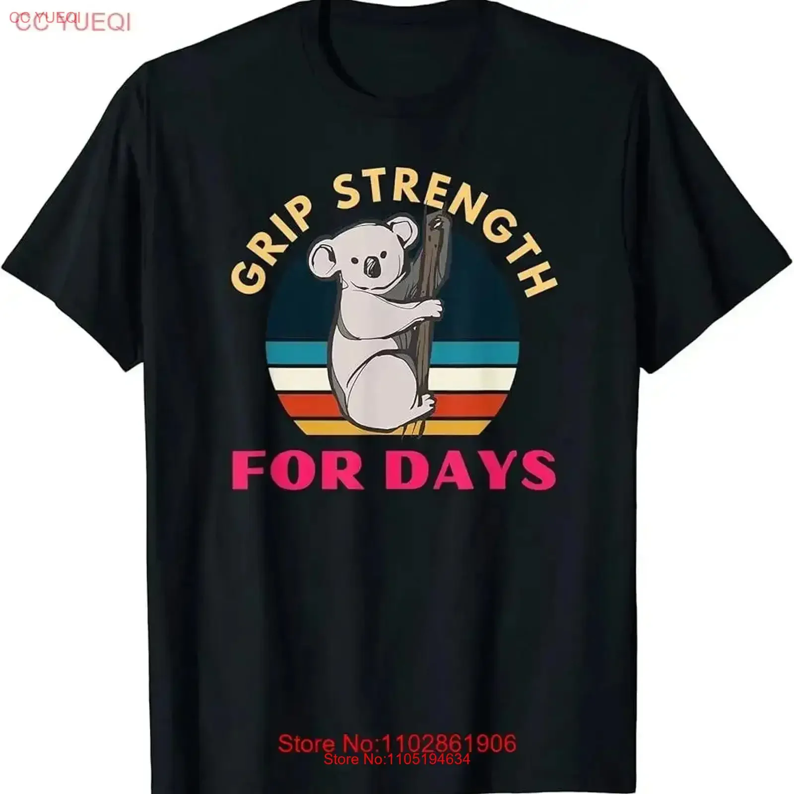 

Grip Strength Climber Rock Climbing Bouldering Koala T Shirt vintage Washed streetwear Stylish designer clothes Soft vintage