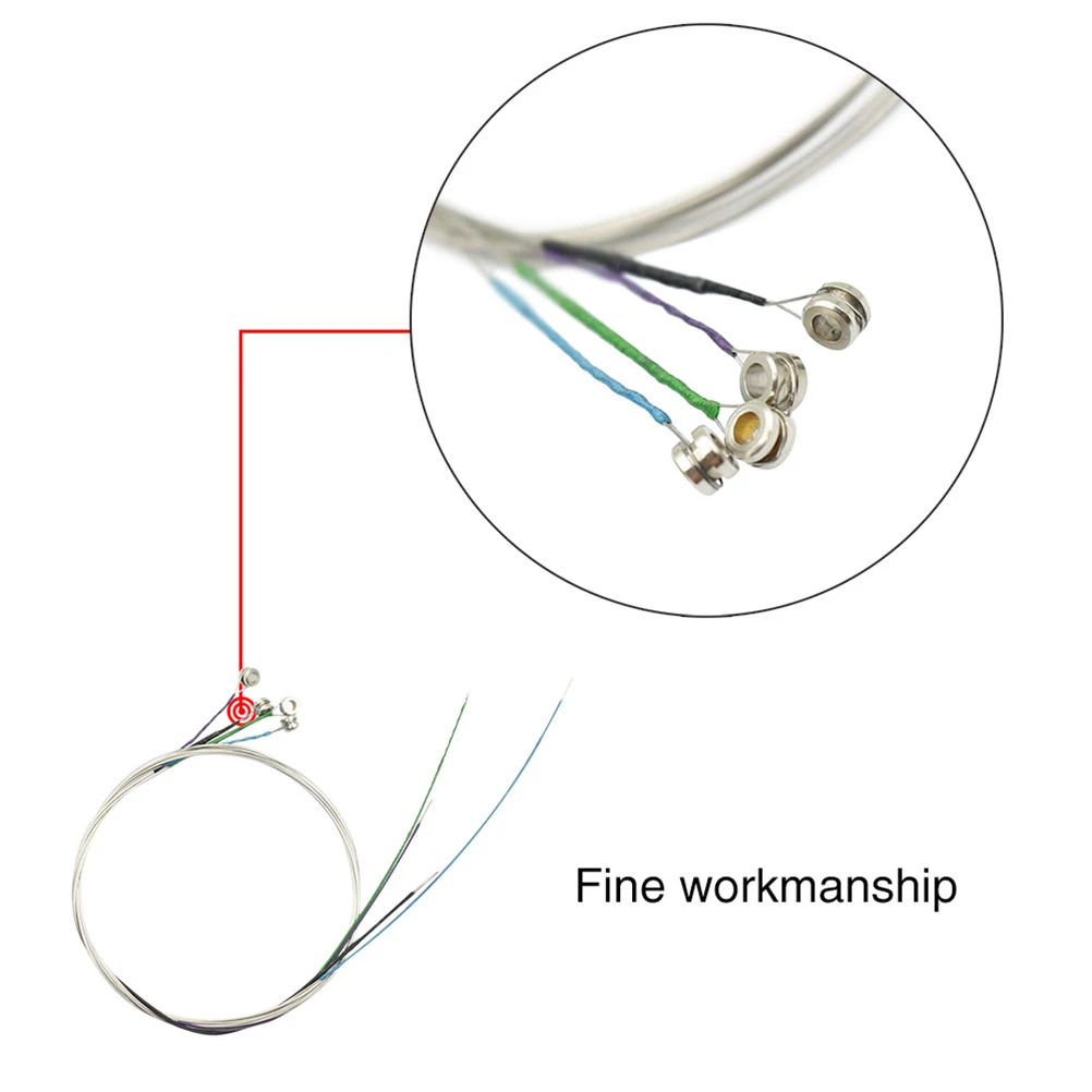 

Violin String Set Wire Wound Musical Instrument Parts Accessories Strings Steel Core