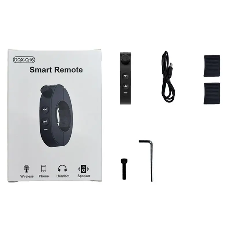 AS95-Motorcycle Handlebar Media Controller Steering Wheels Switch Bluetooth-Compatible Wireless Media Phone Remote Controller