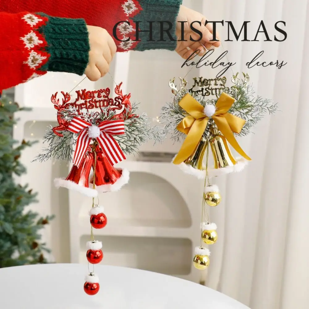 

Multicolor Christmas Bell DIY Accessories Cartoon Santa Xmas Tree Ornaments Scene Setting Xmas Hanging Decoration New Year