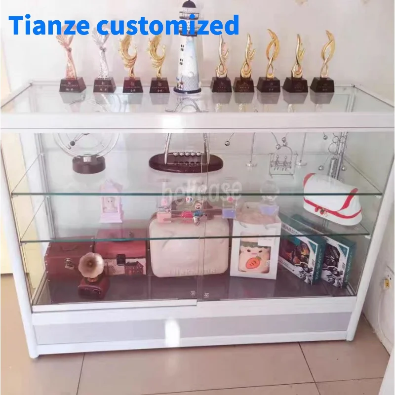 （customized）Hot Sale Smoke Shop Design Glass Display Store Display Cabinet Aluminum Shop Showcase Design