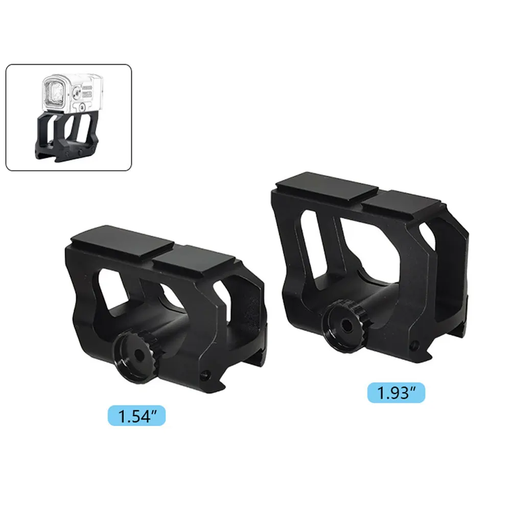 야외 스포츠 P2 스켈레톤라이즈드 라이저 마운트 1.54인치/1.93인치 ACRO 광학 베이스 높이 조절 시스템 (레드닷 사이트용) 장난감 부품 QG921