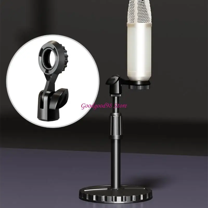 Adjustable Microphone Stand Clip Holder Clamp Mount Computer Standard Thread 