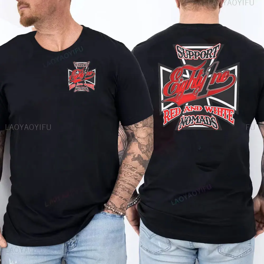 Hells Angels World Hoodies Y2k Fashion Shirts Men Support 81 Hells Angels Unisex XS-3XL Classic Graphic Sweatshirts Cotton Tees