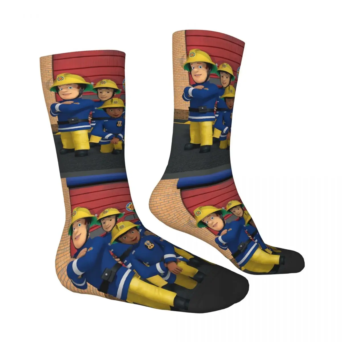 Dekokissen Fireman Sam Hero Socks Male Mens Women Summer Stockings Harajuku