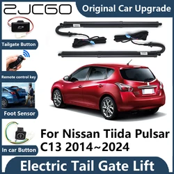 For Nissan Tiida Pulsar C13 2014~2024 Tailgate Electric Tail Gate Lift Prop Support Vehicle Power Rear Door Liftgate Strut