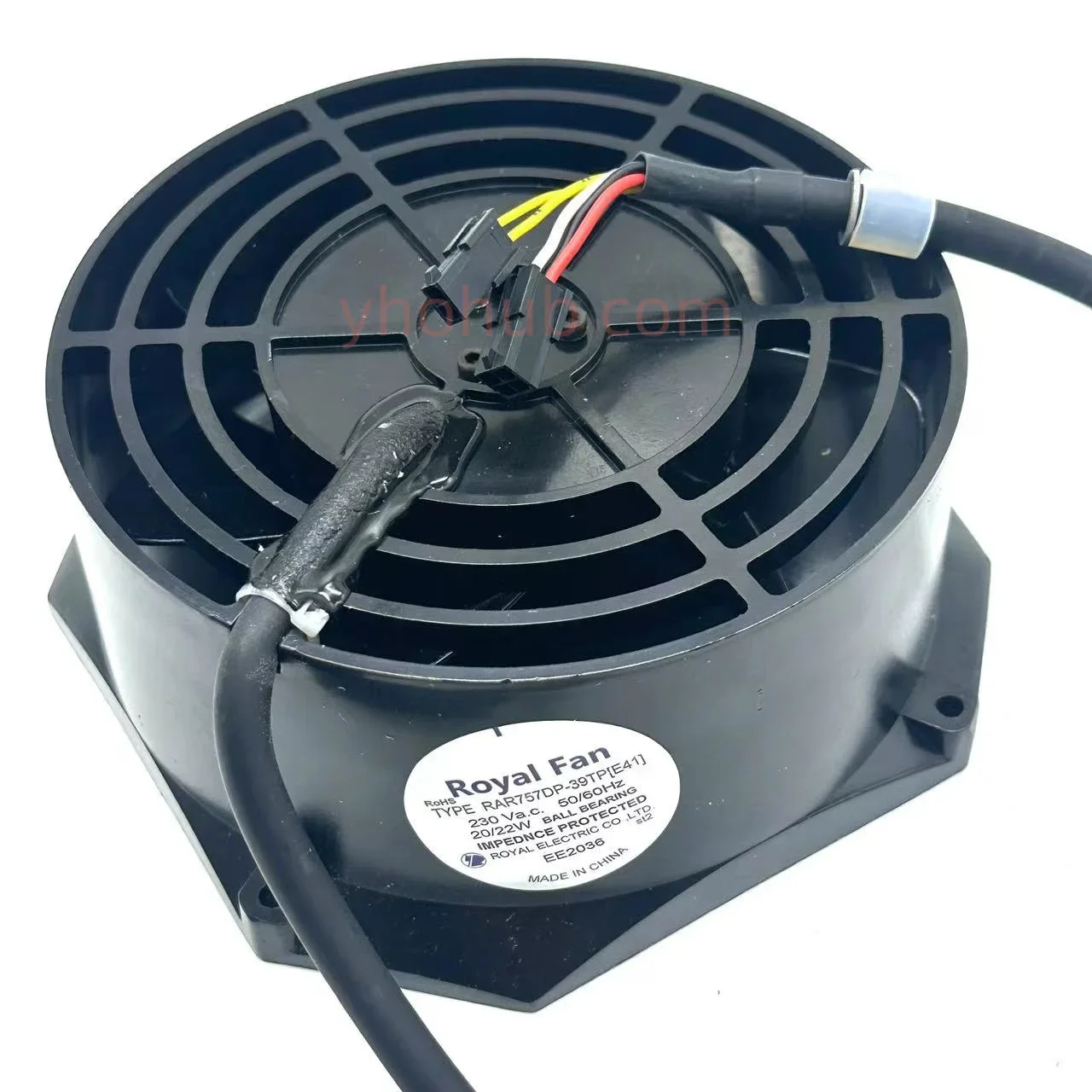 

Вентилятор охлаждения сервера Royal Fan RAR757DP-39TP(D98) AC 230V 20W, 5-проводной
