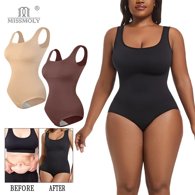 

Компрессионное боди Miss Moly для женщин, нижнее белье для похудения с широкими бретелями, корсет для контроля живота, сексуальный дышащий подтягиватель ягодиц XL-5XL