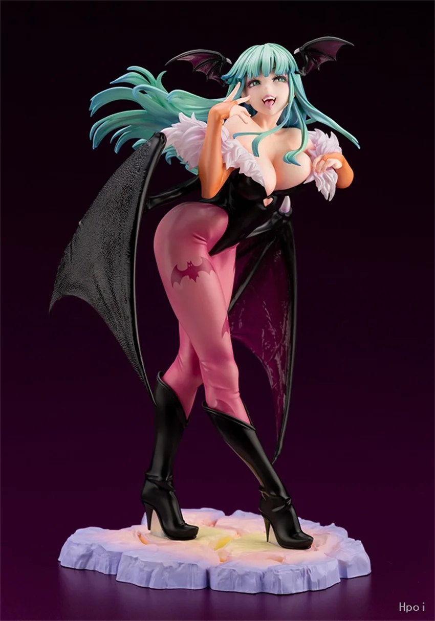 Darkstalkers Bishoujo Darkstalker Morrigan Aensland Felicia Lilith 소녀 PVC 액션 피규어 장난감, 성인 소장용 모델 인형