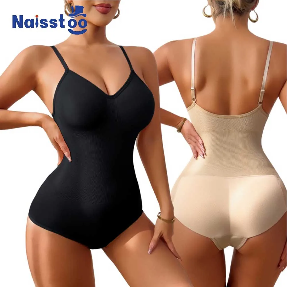 

Корректирующее белье Naisstoo, корректирующее белье для талии, боди с контролем живота и усилителем бедер, плотное боди для похудения, подтягивающее тело, формирователь тела