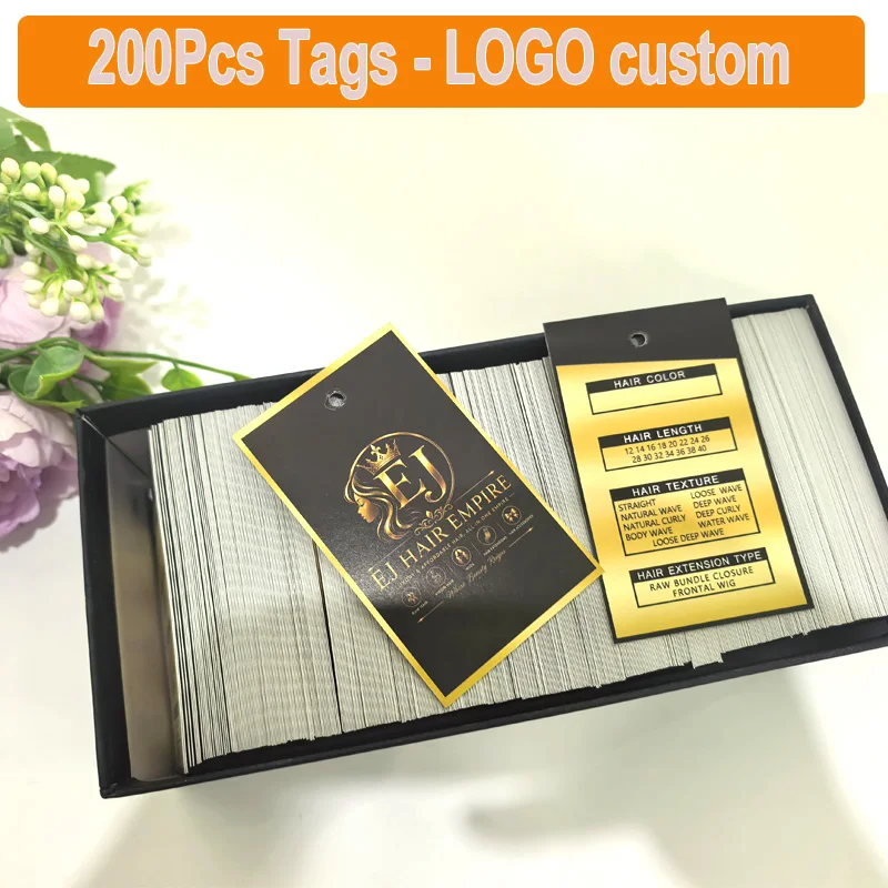 Hang Tags Labels For Clothes Logo Custom Paper Hang Tag For DIY Handmade Items 200Pcs Personalized Gift Tags Labels Card
