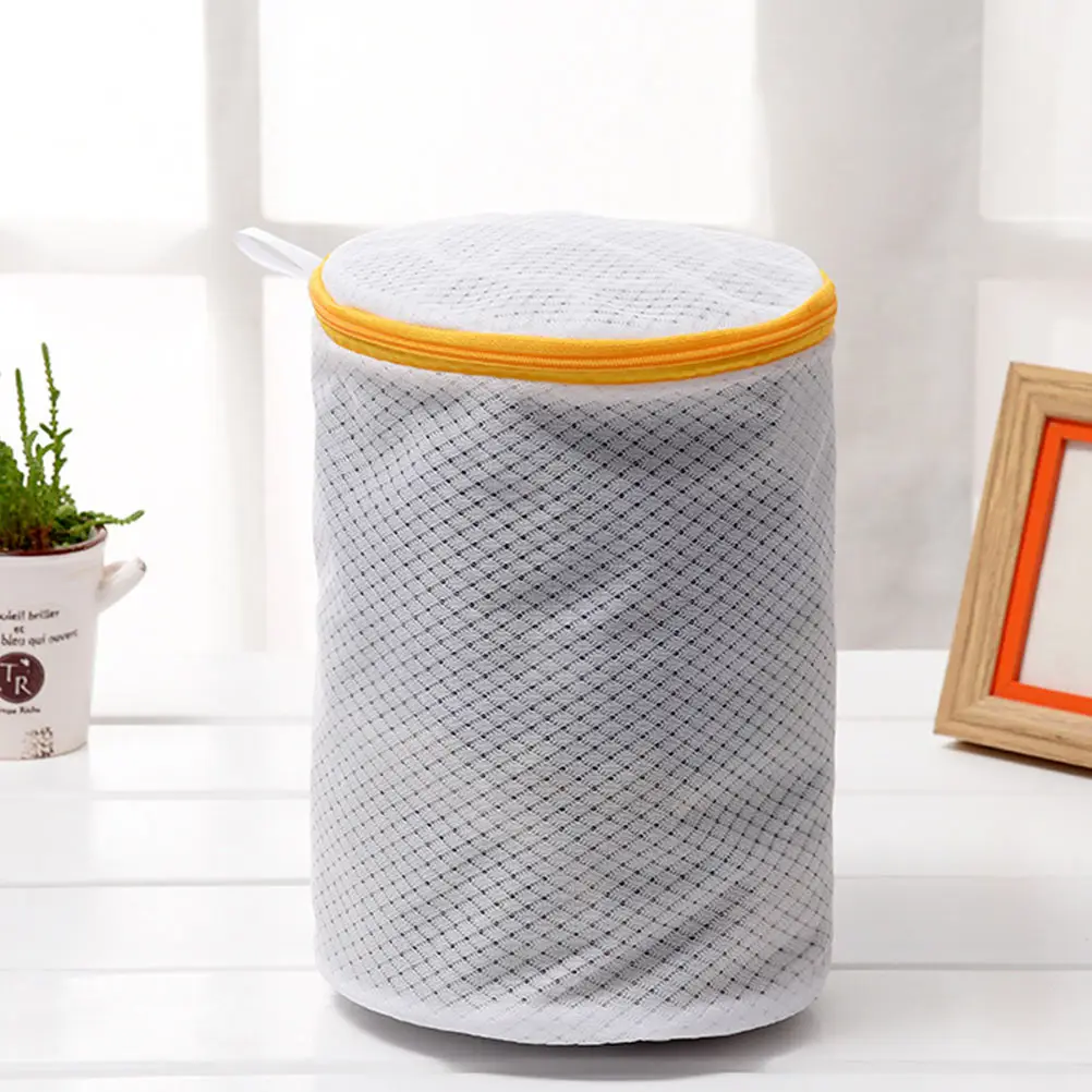 

2pcs Washing Mesh Net Zipper For Underwear Bras Travel Pouch Honeycomb Design Rubbing Function Anti-Entanglement Deformation