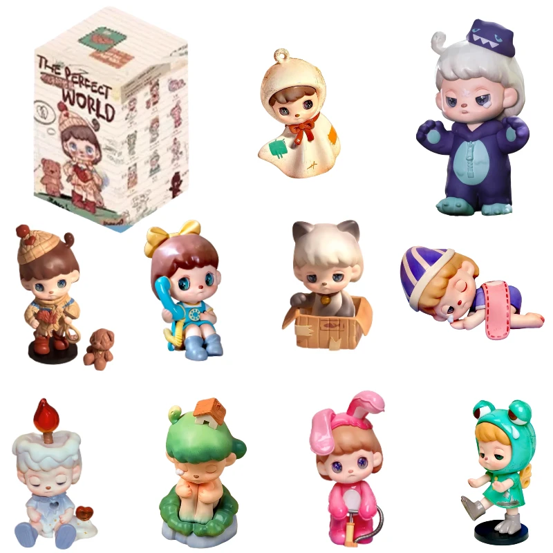 

Genuine Anmoo Amo 2nd Generation Imperfect World Blind Box Room Trendy Ornament Kawaii Anime Figure Doll Surprise Birthday Gift