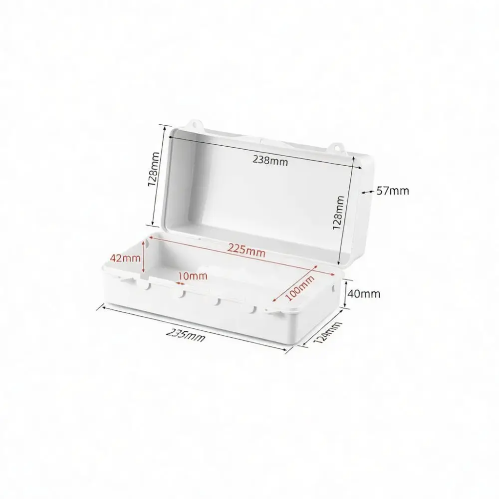 Outdoor Outlet Weatherproof Box Waterproof Protective Cover Shield For Power Socket Strip Garden Patio Safety Supply