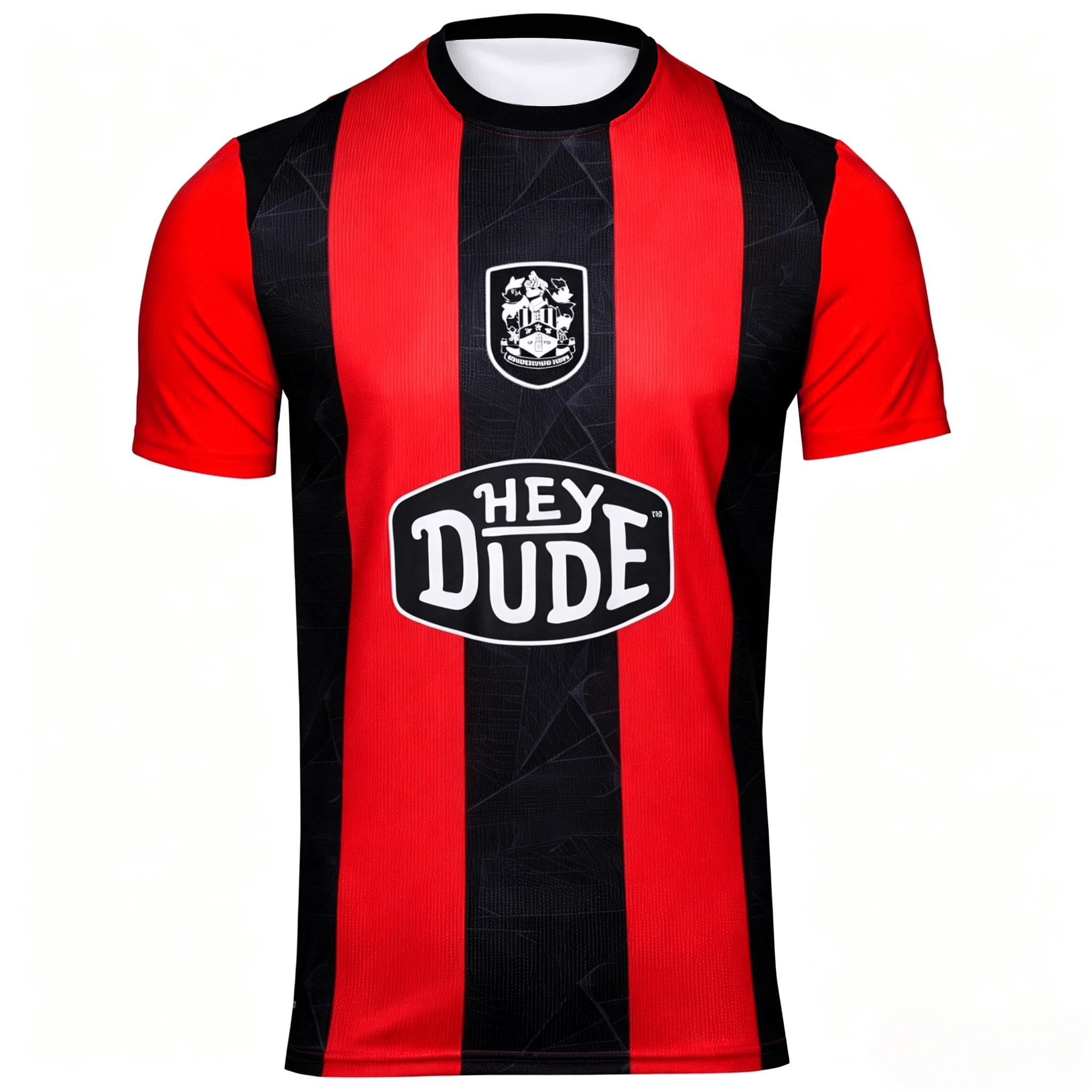 Englisches Fußballtrikot 2026-27 Huddersfield Town Stil Passende Familienoutfits Hey Dude Gestreiftes T-Shirt Trendiges Eltern-Kind-Set – Detail 1