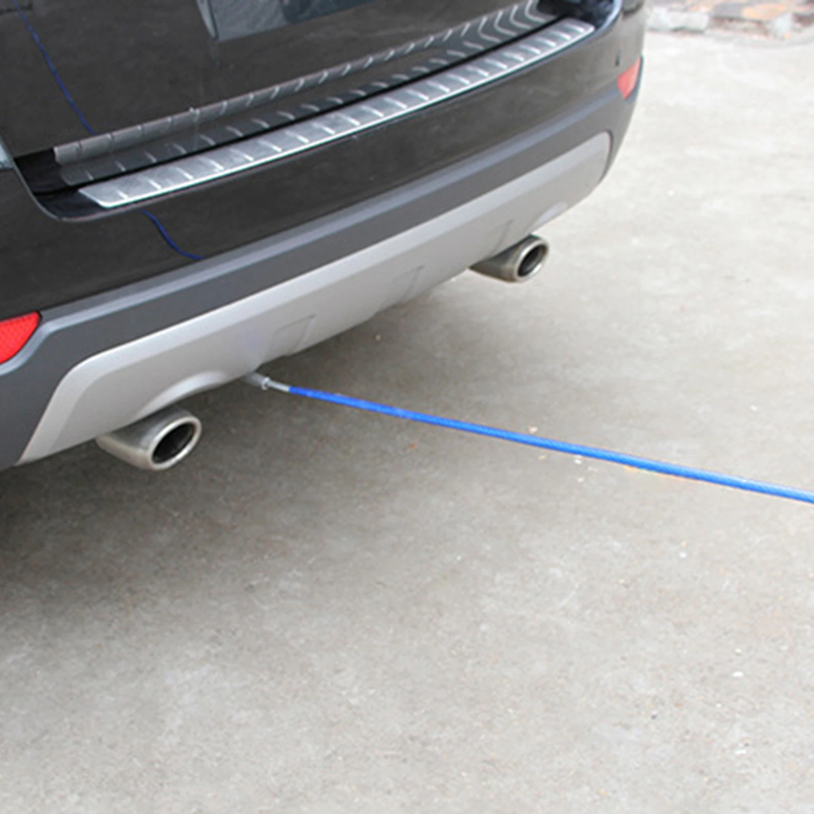 

1pc 5M 7 Tons Fluorescent Trailer Rope Steel Cable Forged Hooks Night Safety Car Hauling Winch Rope Heavy Duty Towing Cable