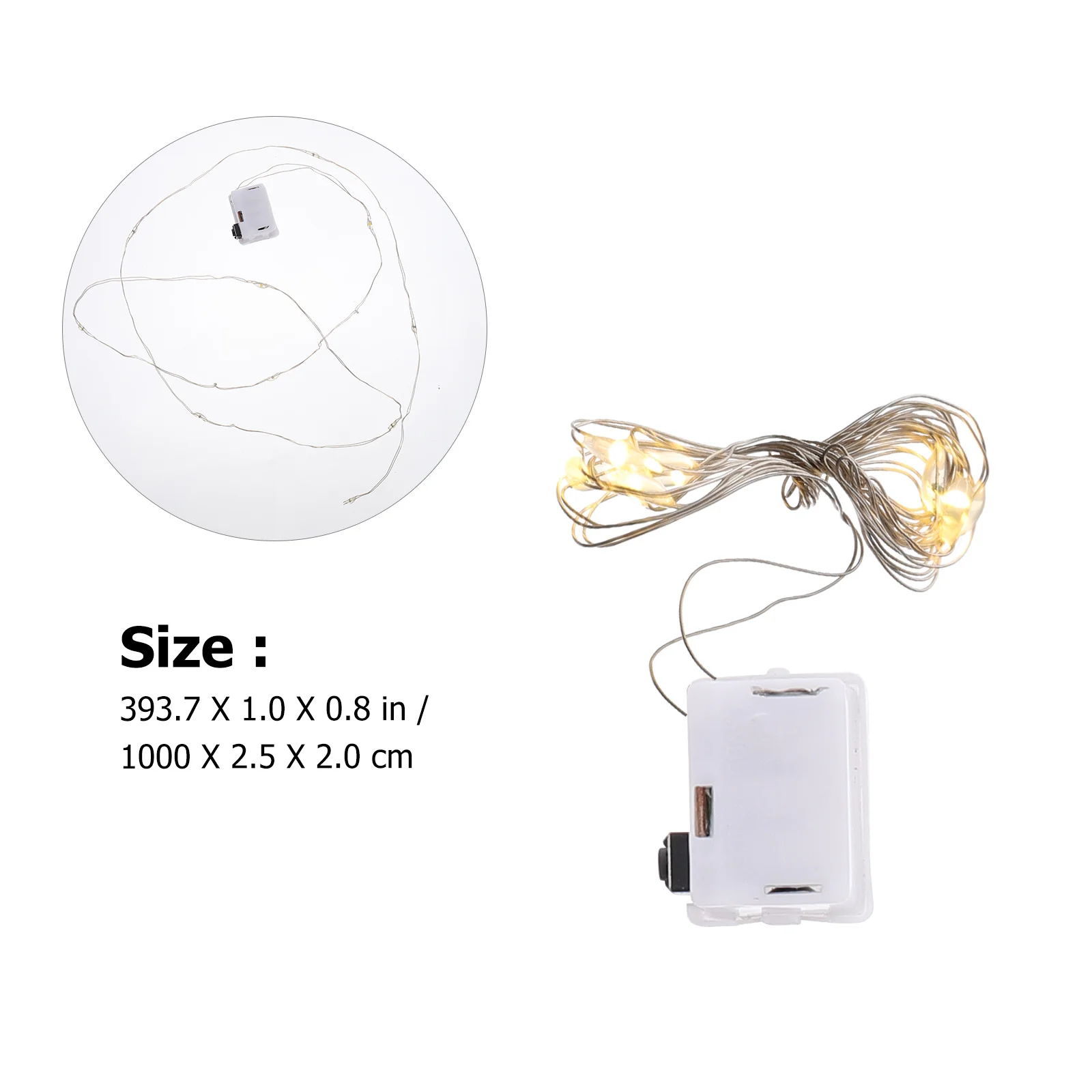 LED Cake Topper with String Lights Warm Lighting Chain Decor for Birthday Shower Wedding Royal Theme Parties Creative