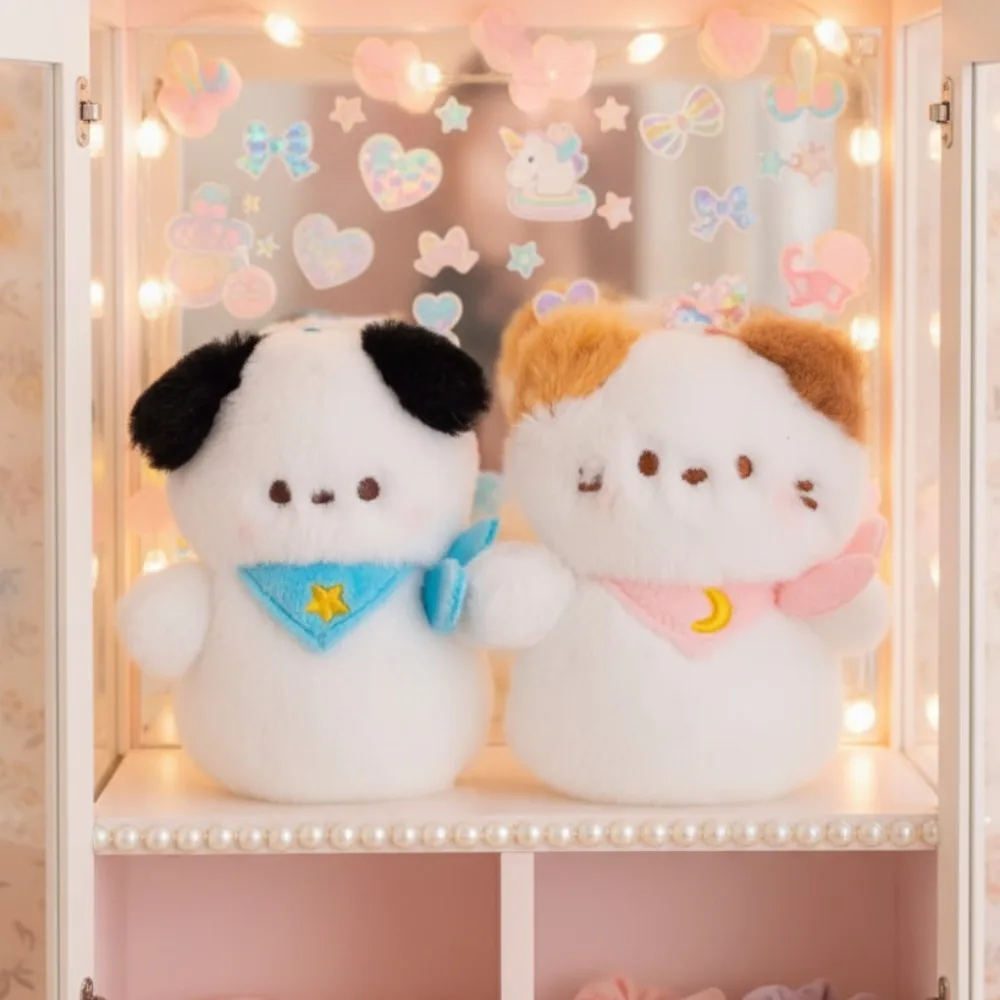 ตุ๊กตาสัตว์นุ่ม 1 คู่ สำหรับเล่นนิทาน ตุ๊กตาเพนกวิน/กระต่าย/หมี/ลูกแมว/ลูกสุนัข