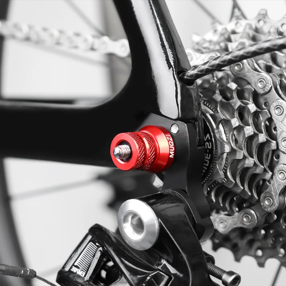

1 Pair Aluminium Alloy Bike Hub Nut Lightweight High Strength Bicycle Axle Nut Anti Slip Design Anodized Coating