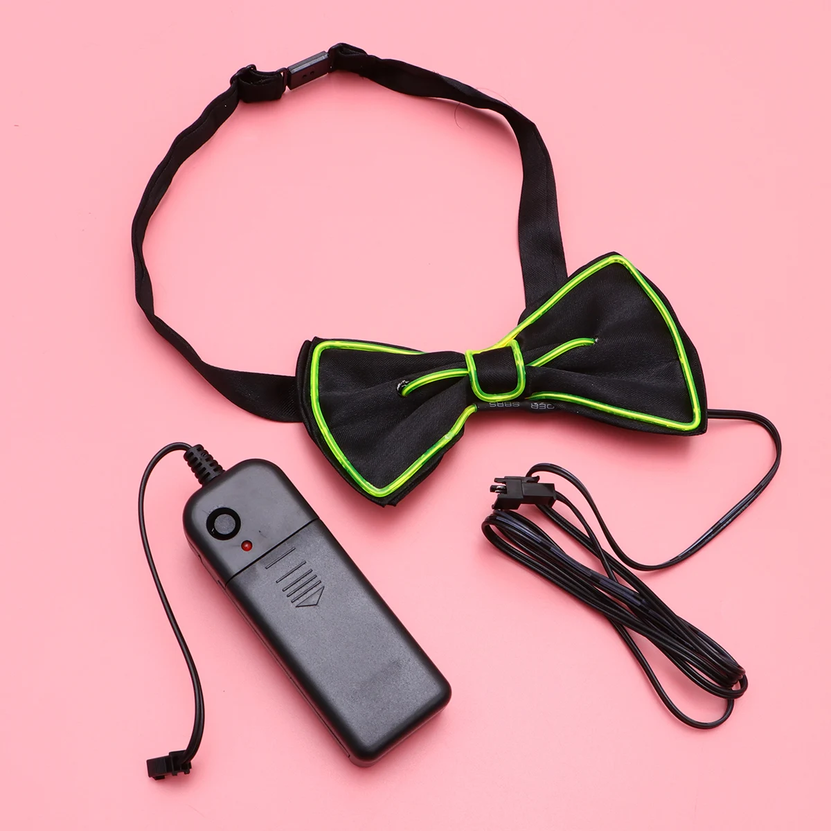

Luminous Bow Tie LED Flashing Party Decoration Bright Color Glowing Accessories Carnival Halloween Tie Ornament Fashionable