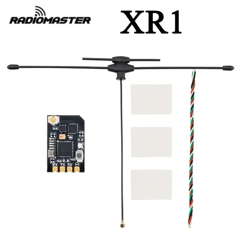 RadioMaster XR1 Dual-Band ELRS Receiver 2.4GHz & Sub-G 900MHz LR1121 Nano Multi-Frequency Transceiver FPV Drone DIY Parts