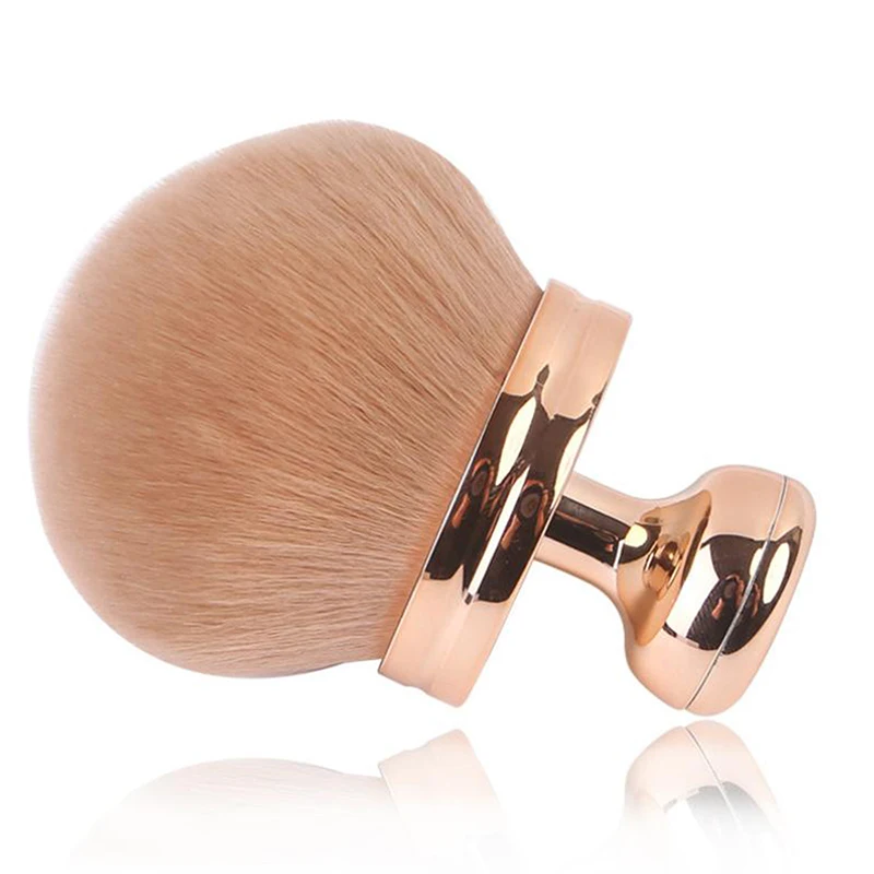 Pennello per fondotinta Kabuki Pennello per trucco corpo extra large per autoabbronzante, pennello Kabuki impeccabile a forma ovale per trucco delle gambe