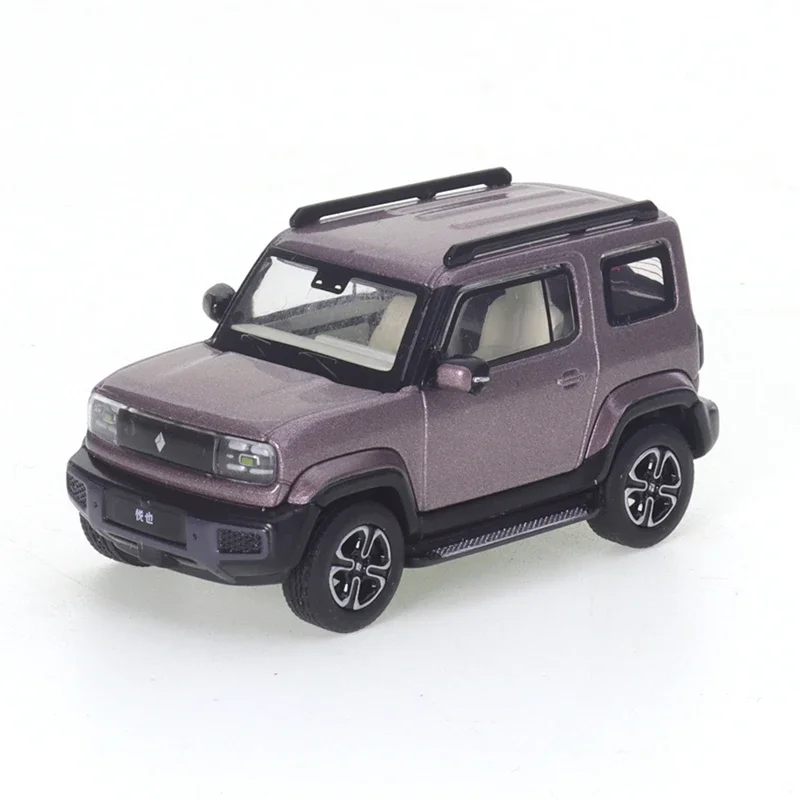 XCARTOYS 1/64 Baojun Yueya - Sunrise (주황색) 네온 자동차 합금 장난감, 자동차 다이캐스트 금속 모델, 남아용 크리스마스 선물