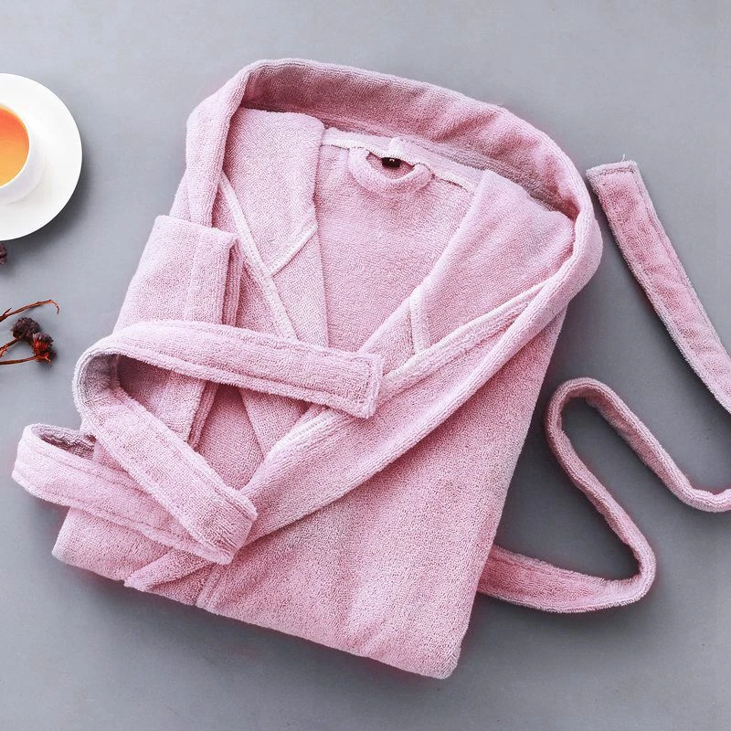 Winter Cotton Bathrobe Women Hood Towel Fleece Bathrobe Winter Thick Flannel Warm Bath Robe Lovers Dressing Gown Male Robes