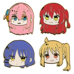 Anime Cute Girls Lapel Pin Cute Lapel Pins Men Women's Brooch Backpack Badges Brooches for Clothing Badges Jewelry Accessories