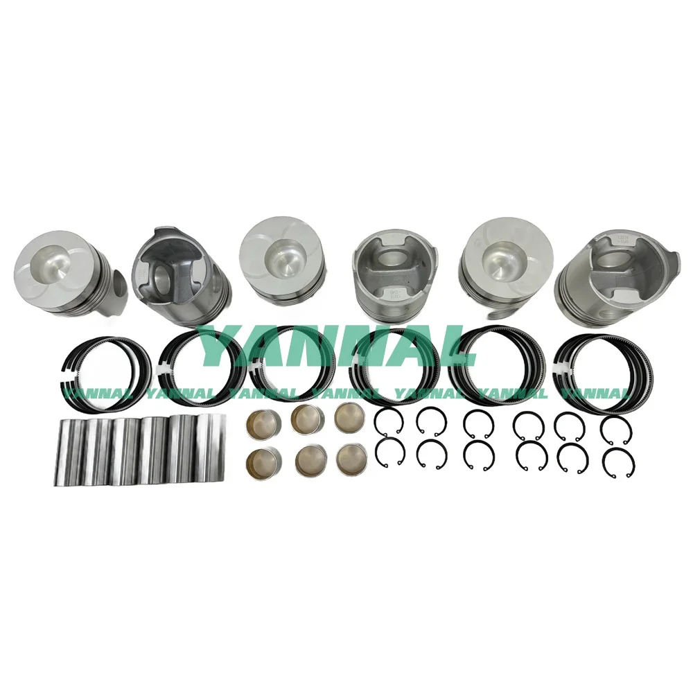 H06C Piston With Piston Rings For Hino Engine Parts