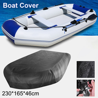 Larger Boat Cover 210D Oxford Cloth Inflatable Boat Waterproof Cover Sunproof Dust Covers 230*165*46cm 270*165*46cm 330*165*46cm
