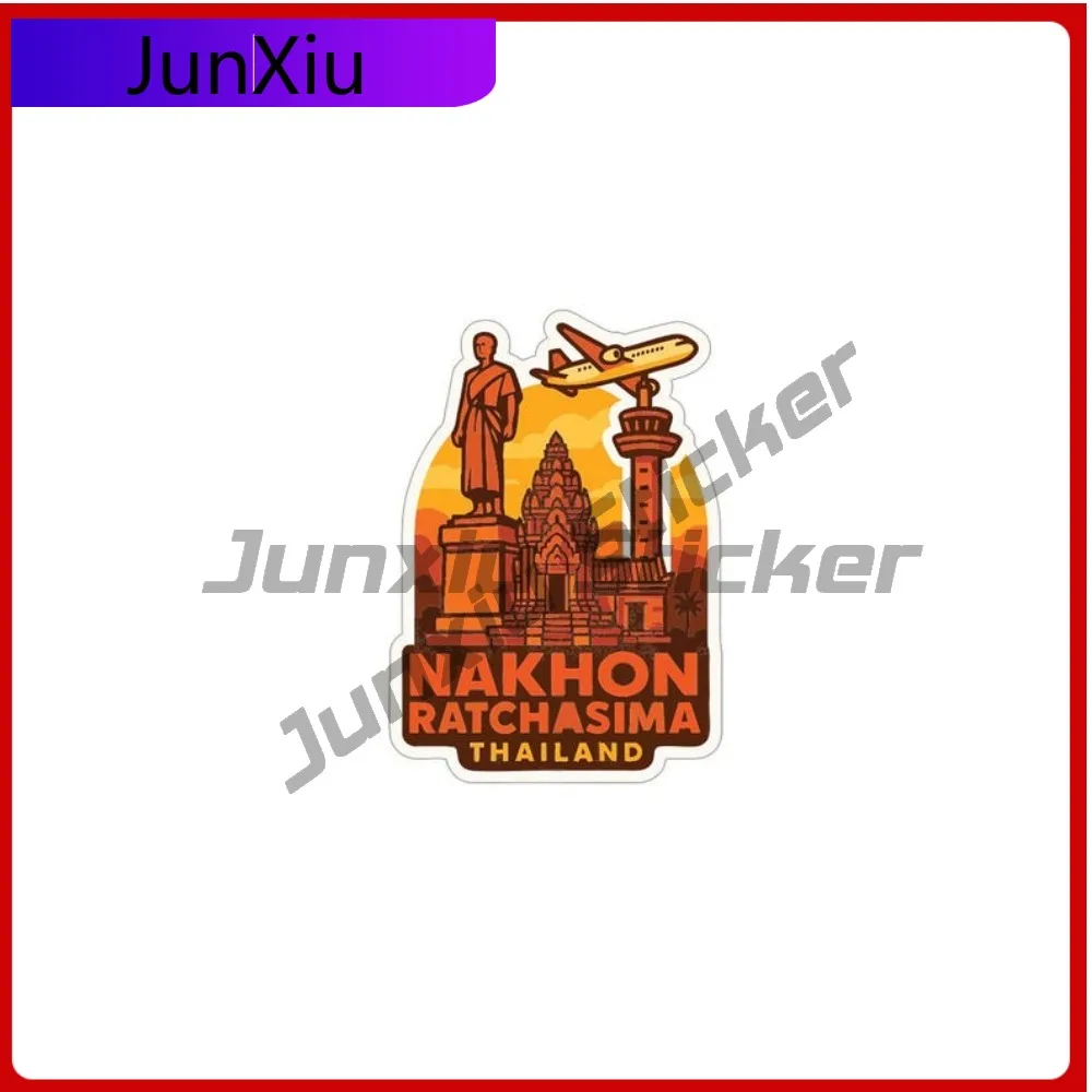 

Nakhon Ratchasima Thailand City Travel Sticker Skateboard Suitcase Laptop Rv Vinyl Cover Scratches Decal Car Cover Waterproof