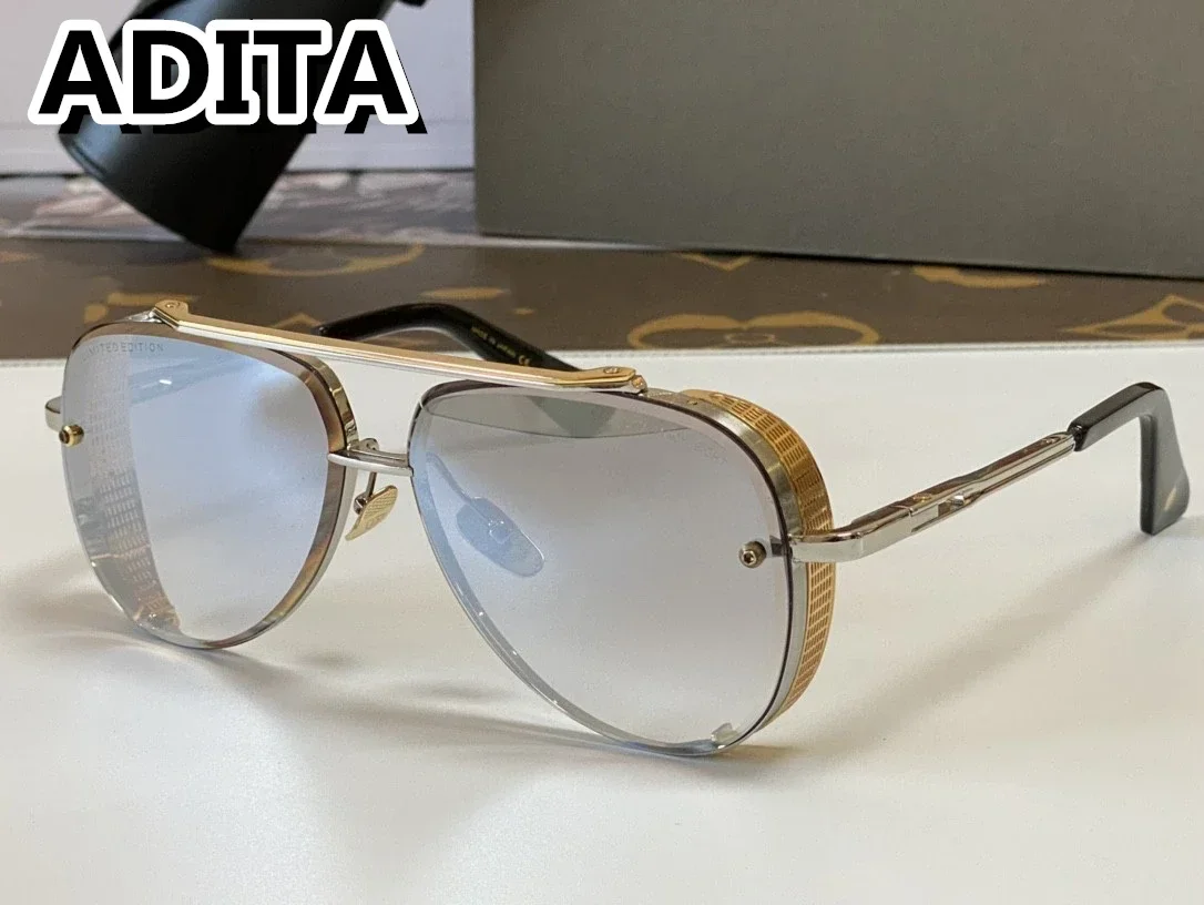 

ADITA MACH EIGHT LIMITED EDITION 62-12 Top High Quality Sunglasses for Men Titanium Style Fashion Design Sunglasses for Women